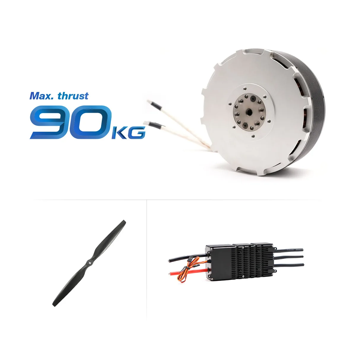 Drone Esc - มอเตอร์ไร้แปรงถ่านกำลังสูง 90 กิโลกรัม รุ่น 20280 พร้อม