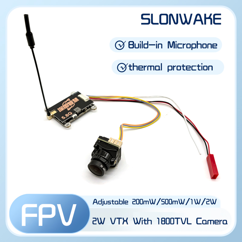 SLONWAKE 5.8G 56CH 2W เครื่องส - Drone Transmitter บทวิจารณ์และราคา