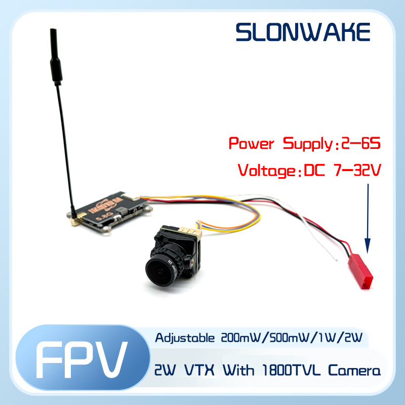 SLONWAKE 5.8G 56CH 2W เครื่องส - Drone Transmitter บทวิจารณ์และราคา