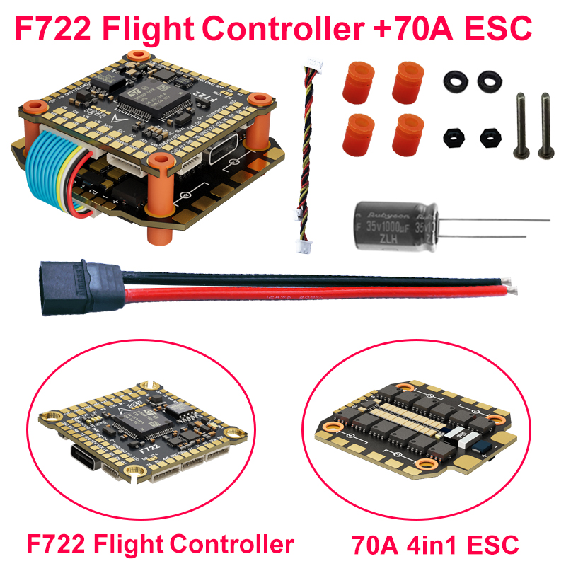 ชุดควบคุมการบิน DAKEFPV F722 6 - Drone Power Distribution Board บทวิจารณ์และราคา