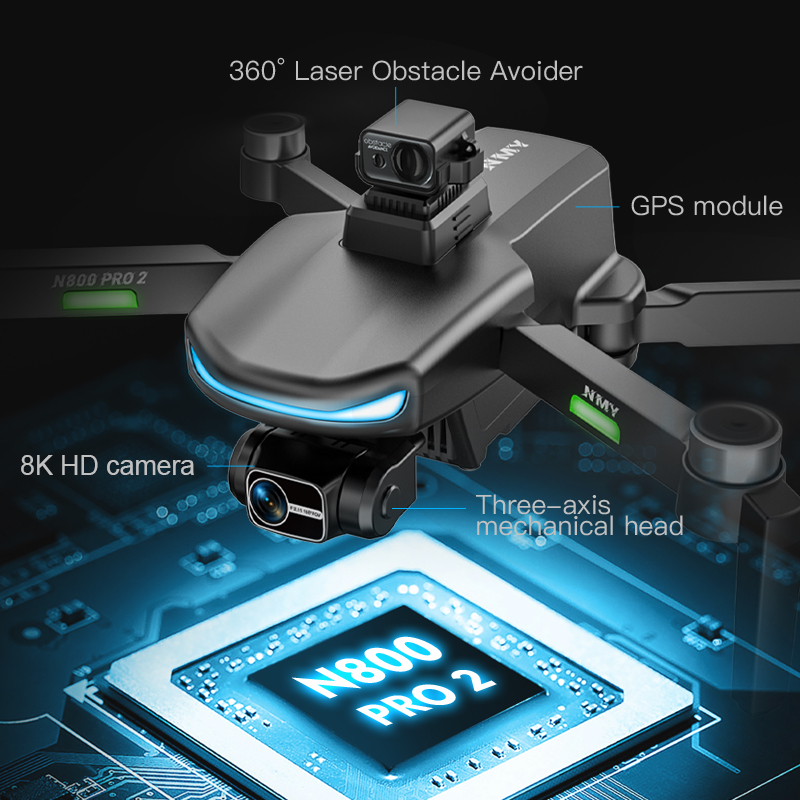โดรน N800 PRO 2 GPS ระดับมืออา - Drone Gps Mount บทวิจารณ์และราคา