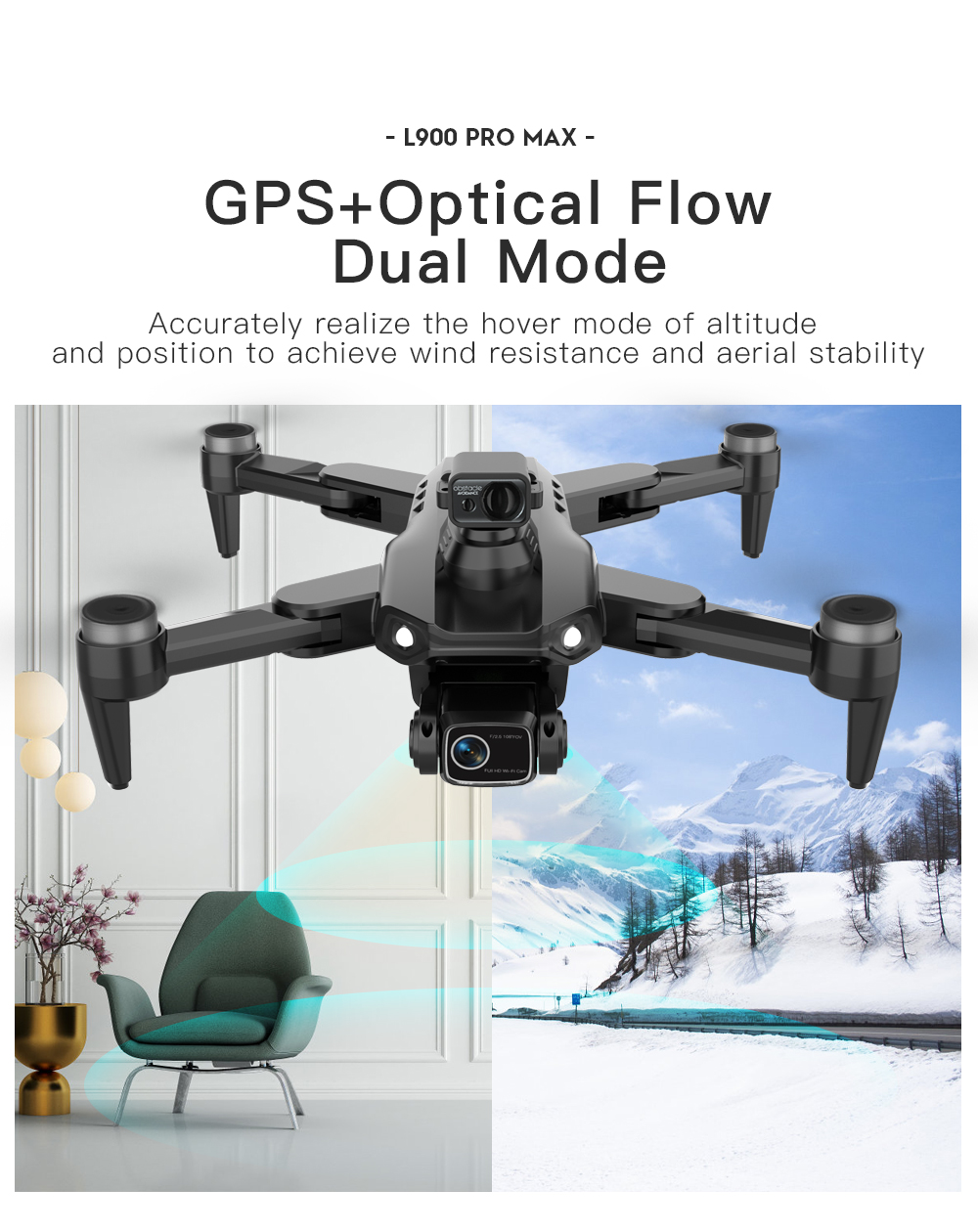 โดรน LYZRC L900 PRO MAX พร้อมร - Drone Gps Mount บทวิจารณ์และราคา