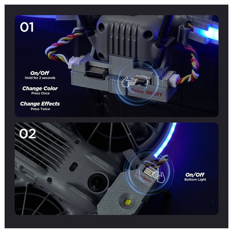 【ใหม่! A25P】 ไฟ LED สำหรับโดรน - Drone Led Light บทวิจารณ์และราคา