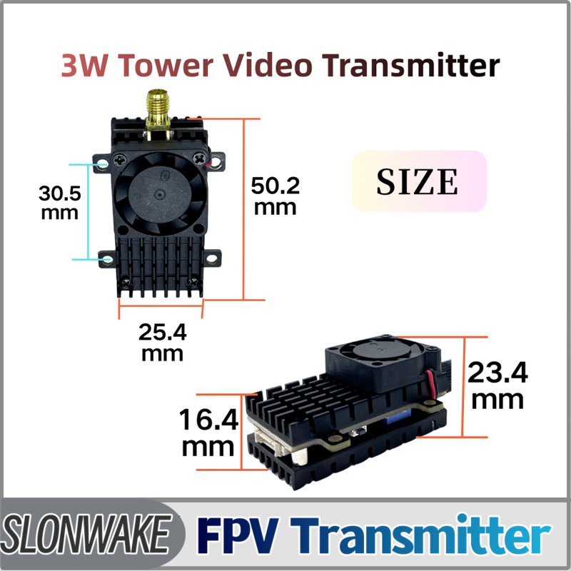 โมดูลส่งสัญญาณวิดีโอ SLONWAKE  - Drone Transmitter บทวิจารณ์และราคา