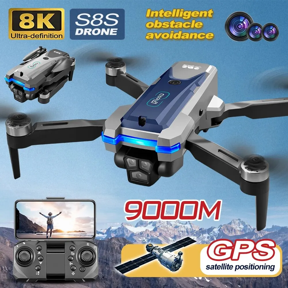 โดรน GPS S8S 5G Wi-Fi 8K HD ลื - Drone Gps Module บทวิจารณ์และราคา
