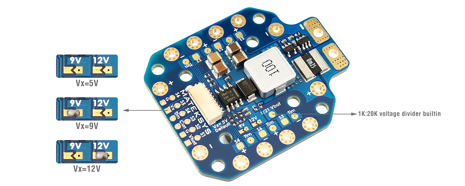 บอร์ดจ่ายไฟ Oike Mateksys PDB  - Drone Power Distribution Board บทวิจารณ์และราคา