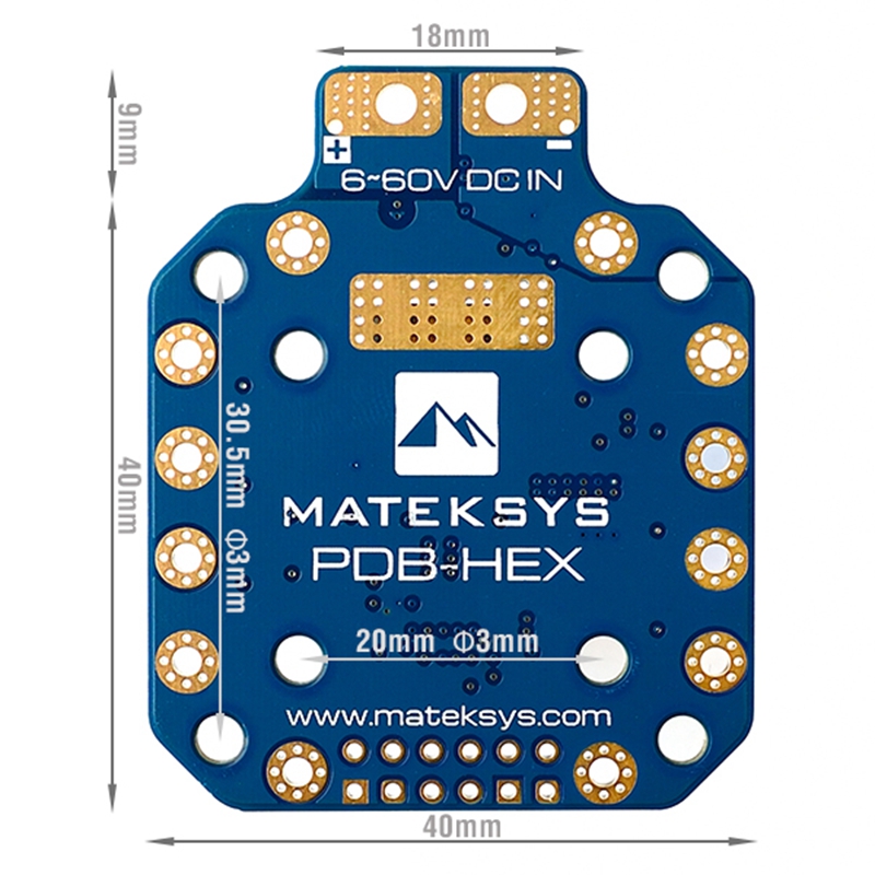 บอร์ดจ่ายไฟ Oike Mateksys PDB  - Drone Power Distribution Board บทวิจารณ์และราคา
